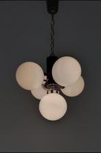 Plafondlamp - gelakt metaal, glas