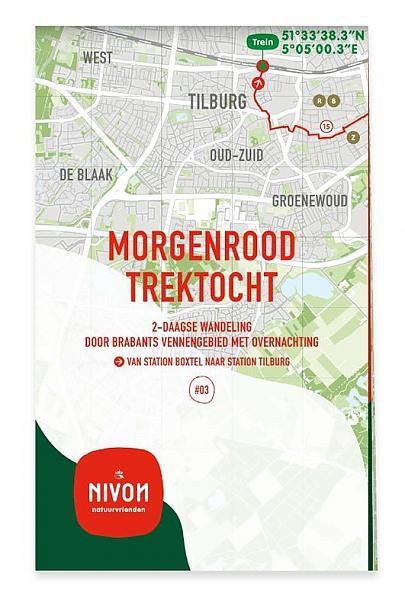 Wandelkaart 03 Morgenrood Trektocht | Nivon, Boeken, Atlassen en Landkaarten, Nieuw, Verzenden