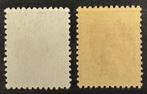 Frankrijk - 50 c rood en 60 c sepia Haan/Marianne met, Gestempeld