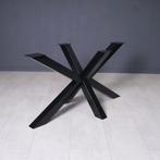Matrix tafelpoot Kruispoot onderstel staal poedercoat zwart, Huis en Inrichting, 50 tot 100 cm, Nieuw, Tafelpoot, 100 tot 150 cm