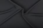 Texture stof donkergrijs - 25m bi-stretch op rol, Hobby en Vrije tijd, Stoffen en Lappen, Verzenden, Nieuw