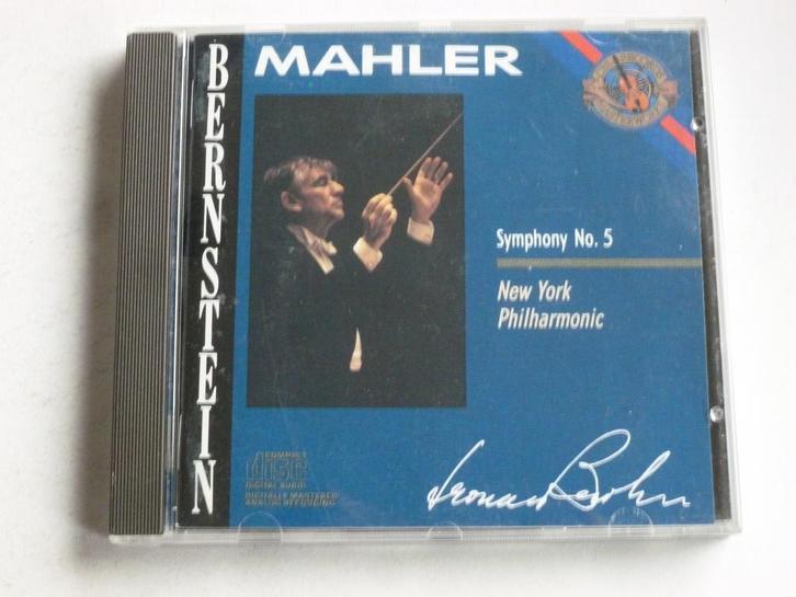Mahler - Symphony no 5 / New York Philh.  Leonard Bernstein, Cd's en Dvd's, Cd's | Klassiek, Zo goed als nieuw, Verzenden