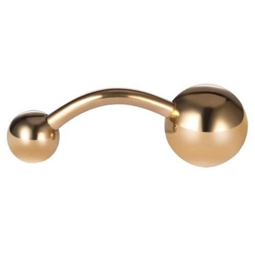 Fako Bijoux® - Navelpiercing - Titanium - Goudkleurig, Sieraden, Tassen en Uiterlijk, Piercings, Verzenden