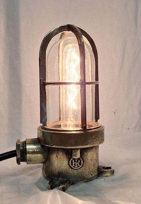 Industria Rotterdam Ships lamp - Glas, Messing, Antiek en Kunst, Curiosa en Brocante