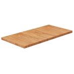 vidaXL Wastafelblad 80x40x2,5cm behandeld massief hout, Huis en Inrichting, Keuken | Keukenelementen, Nieuw, Verzenden