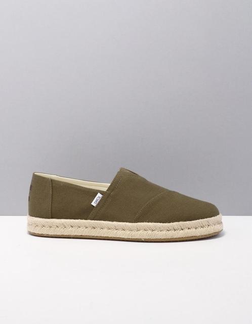 TOMS alp rope 2.o espadrilles heren groen  10019899 olive, Kleding | Heren, Schoenen, Nieuw, Verzenden