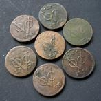 Nederland, Nederlands-Indië. Leuk partijtje halve VOC Duiten, Postzegels en Munten, Munten | Nederland