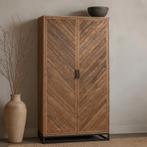 Mangohouten Kast Sabia 100 cm, Huis en Inrichting, Kasten | Overige, Verzenden, Nieuw