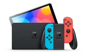 Switch Console (OLED Model) - Blauw/Rood beschikbaar voor biedingen