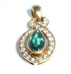 Hanger - 18 karaat Geel goud - 1.30ct. tw. Diamant