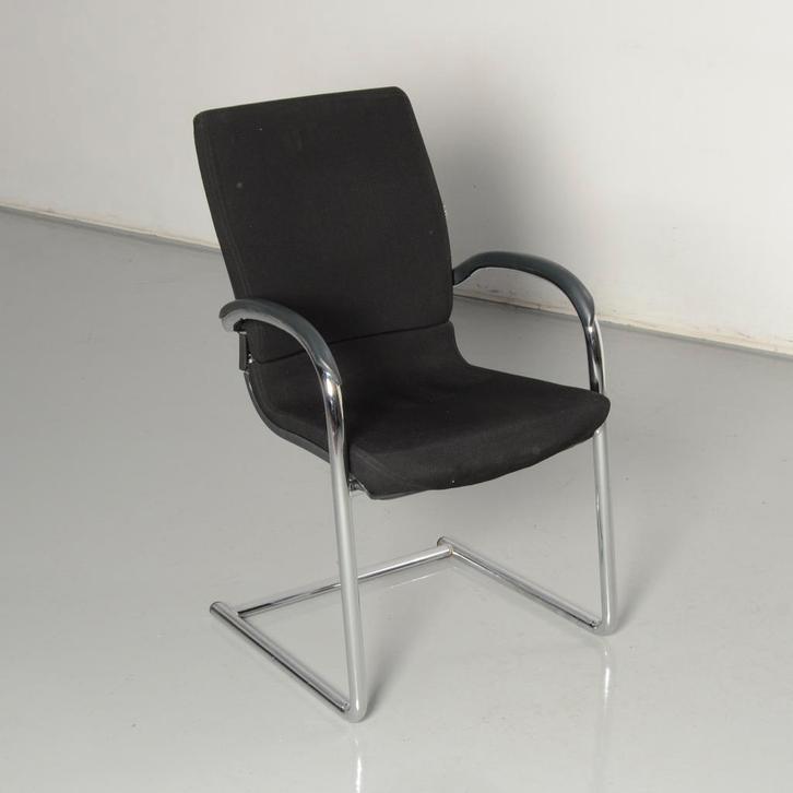 Ahrend 230 vergaderstoel, zwart,sledeframe,, Huis en Inrichting, Bureaustoelen, Ophalen of Verzenden