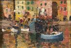 Erma Zago (1880-1942) - The Port of Genoa