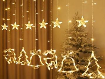 Veiling - Kerst gordijn - diverse figuren beschikbaar voor biedingen