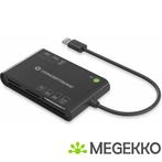 Conceptronic BIAN01B smart card reader USB 2.0 Zwart, Verzenden, Nieuw, Conceptronic