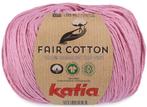 Katia Fair Cotton - 40 oudroze - Biologisch Katoengaren, Hobby en Vrije tijd, Breien en Haken, Ophalen of Verzenden, Nieuw