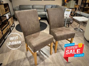 ***SALE*** Set van 2 eetkamerstoelen Joy Natural Oak beschikbaar voor biedingen
