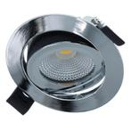 LED inbouwspot Varda Chroom 5W 420lm 60º 2700K IP44 | zaa.., Ophalen of Verzenden, Nieuw