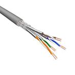 Cat.6A S/FTP Kabel Soepel AWG26 LSZH Grijs 500m 100% koper, Computers en Software, Pc- en Netwerkkabels, Ophalen of Verzenden