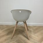 design stoel Pedrali Gliss hout 904,   wit, Ophalen of Verzenden, Gebruikt, Stof, Eén