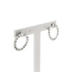 Witgouden oorbellen; BVLGARI lookalike, Ophalen of Verzenden, Gebruikt, Overige kleuren, Goud