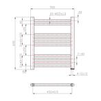 Designradiator Boss & Wessing Vertico Multirail 60x50 cm, Ophalen of Verzenden, Nieuw