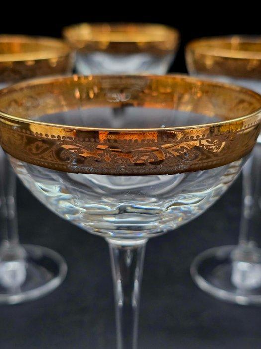Cristalleria Fratelli Fumo - Champagneglas (6) - Kristal,, Antiek en Kunst, Antiek | Meubels | Tafels