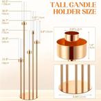 5-Armige Gouden Kandelaar Luxe Tafelkandelaar voor Bruiloft, Verzenden, Nieuw