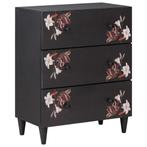 vidaXL Opslagkasten Multikleur 60 x 33,5 x 75 cm Massief, Huis en Inrichting, Kasten | Overige, Verzenden, Nieuw