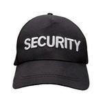 Petje Security Zwart, Verzenden, Nieuw, Feestartikel