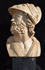 sculptuur, Menelao - 55 cm - Herbouwd Carrara-marmer, Antiek en Kunst, Antiek | Keramiek en Aardewerk