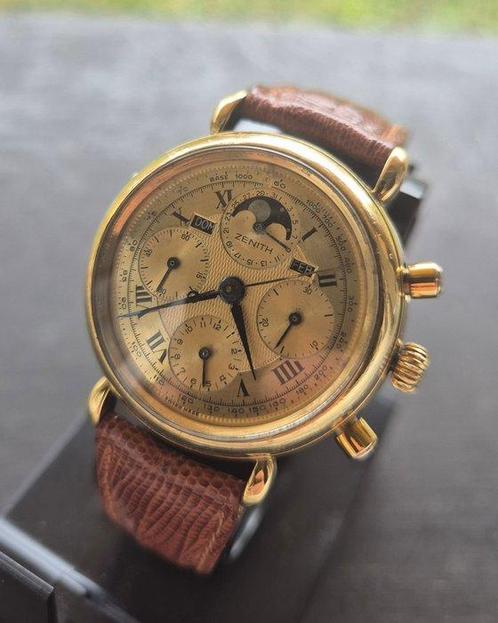 Zenith - Triple Date Moonphase Chronograph - 20.0020.202 -, Sieraden, Tassen en Uiterlijk, Horloges | Antiek