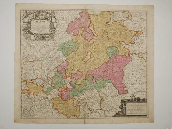 Duitsland - Centraal Duitsland; Homann - S.R.I. Circulus, Boeken, Atlassen en Landkaarten