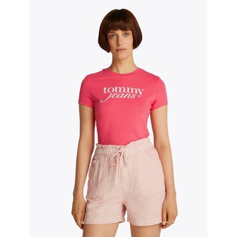 TOMMY JEANS T-shirt met logoprint op borsthoogte, Kleding | Dames, T-shirts, Nieuw, Verzenden