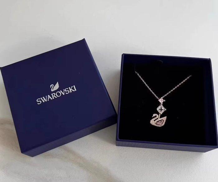 Metaal - Halsketting - Swarovski ketting, Antiek en Kunst, Curiosa en Brocante
