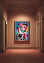 E. Pérez Lezcano - “Blue Abstract Structure” XL (No Reserve)