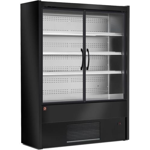 Gekoeld Wandmeubel, Zwenkdeuren - Zwart, Witgoed en Apparatuur, Koelkasten en IJskasten, Ophalen of Verzenden