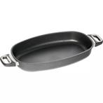 AMT Gastroguss Roosterpan 40x24 cm - Antikleeflaag - 3 Li..., Huis en Inrichting, Keuken | Potten en Pannen, Ophalen of Verzenden