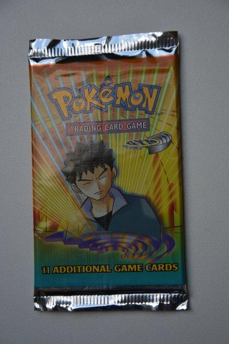 Pokémon - 1 Booster pack - Gym Heroes Booster Pack Brock Art, Hobby en Vrije tijd, Verzamelkaartspellen | Pokémon