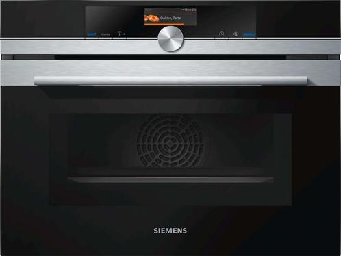 Siemens CM656NBS1 oven 45 l 1000 W Zwart, Roestvrijstaal1289, Witgoed en Apparatuur, Ovens, Nieuw, Ophalen of Verzenden