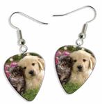 Plectrum ketting of sleutelhanger van een puppy en kitten, Ophalen of Verzenden, Nieuw