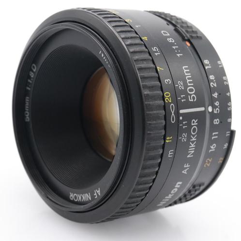 Nikon AF 50mm F/1.8 D | Tweedehands, Audio, Tv en Foto, Fotocamera's Digitaal, Gebruikt, Nikon, Verzenden