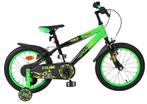 Volare Strike Kinderfiets - Jongens - 16 inch - Zwart Groen, Verzenden, Nieuw