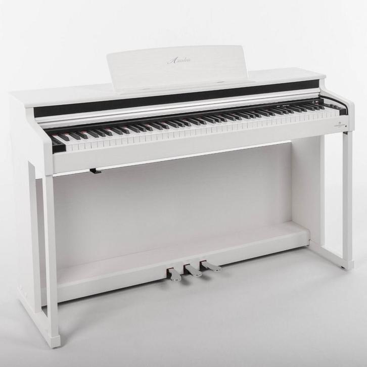 Amadeus D510 WD WH digitale piano, Muziek en Instrumenten, Piano's, Piano, Wit, Zo goed als nieuw