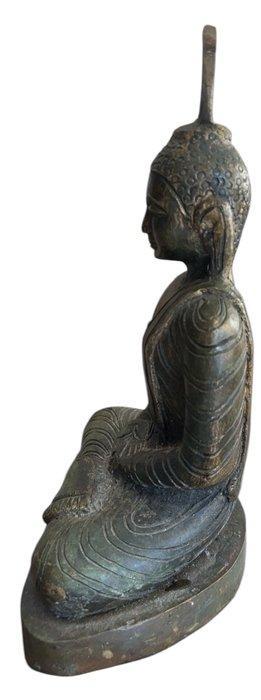 Bronzen Boeddhabeeld - Sri Lanka - 20e eeuw, Antiek en Kunst, Kunst | Niet-Westerse kunst