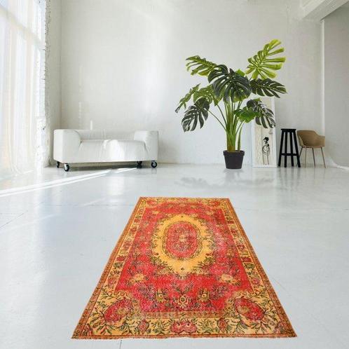 Rood vintage - Vloerkleed - 277 cm - 172 cm - met, Huis en Inrichting, Stoffering | Tapijten en Kleden