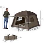 TRUUSK Opblaasbare Campingtent 1-2 Personen Outdoor Familiet, Caravans en Kamperen, Verzenden, Nieuw