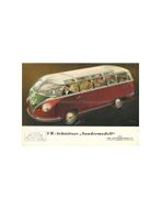 1953 VOLKSWAGEN TRANSPORTER BROCHURE DUITS, Boeken, Auto's | Folders en Tijdschriften, Nieuw, Volkswagen, Author