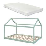 [en.casa] [neu.haus] Kinderbed Cerro huisbed met matras 120x, Nieuw, Verzenden