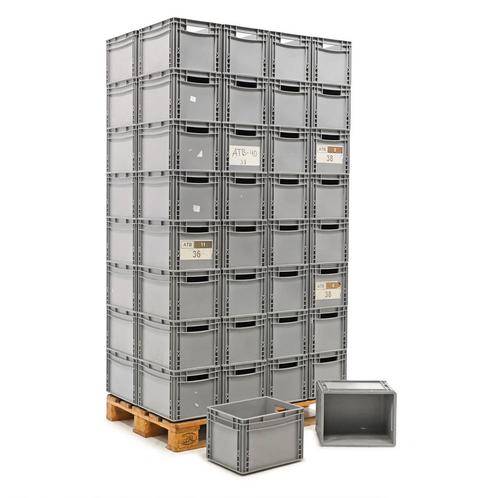 Gebruikte Euronorm stapelbakken palletaanbieding, Doe-het-zelf en Verbouw, Kratten en Dozen, Gebruikt, Ophalen of Verzenden