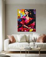 Michael Mey - Fire Flamenco - XL, Antiek en Kunst, Kunst | Schilderijen | Modern